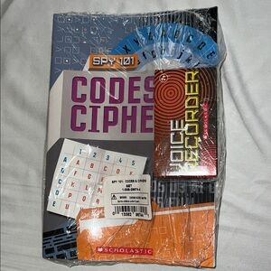 Scholastic Spy 101 Codes & Ciphers Set with Voice Recorder